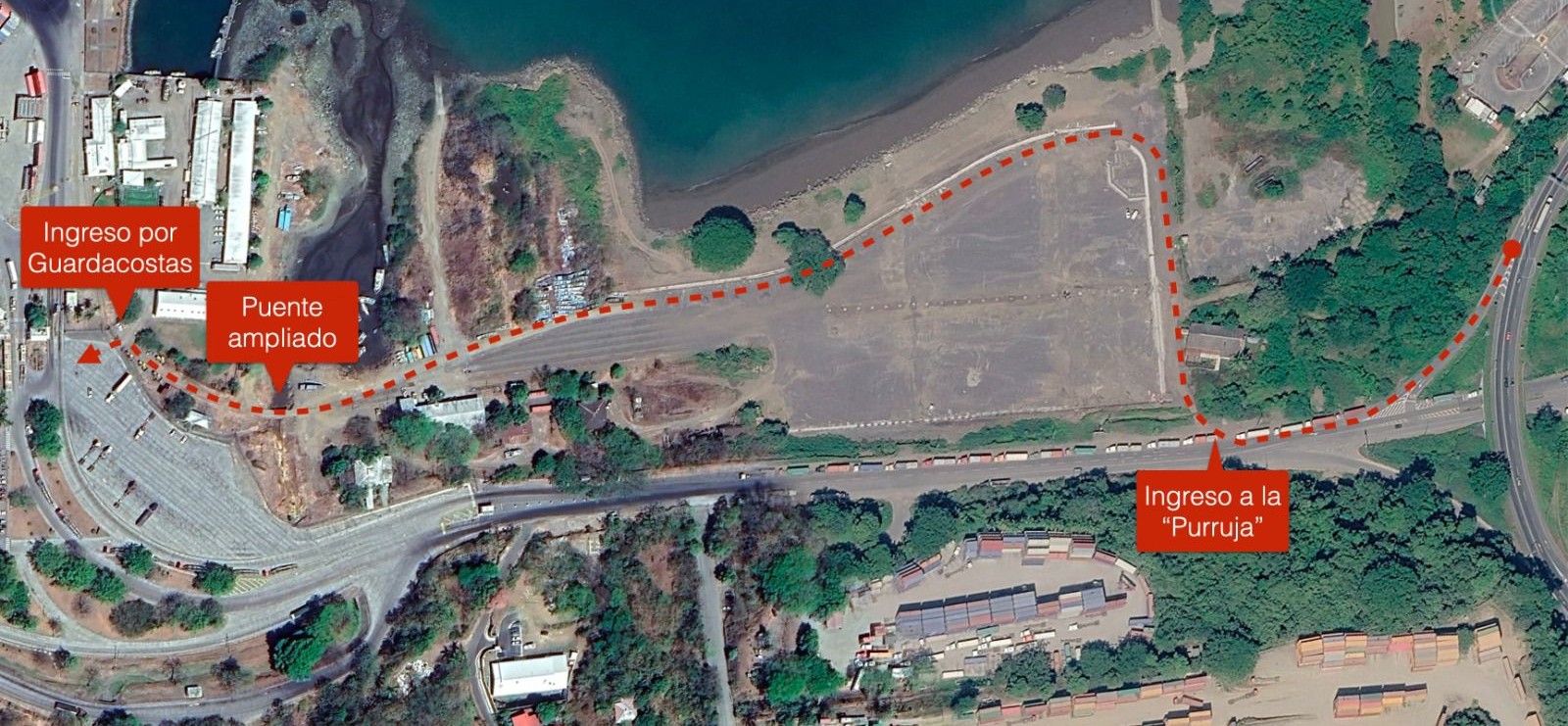 , Comunicado: Medidas reforzadas en el acceso de veh&iacute;culos livianos y pesados al &aacute;rea portuaria.